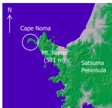 Fig. 1 Cape Noma and surrounding topographical features 