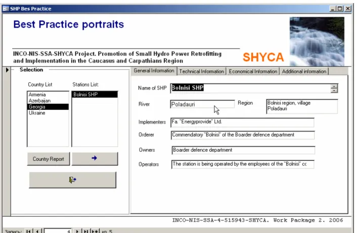 Figure 4. Best practice form 
