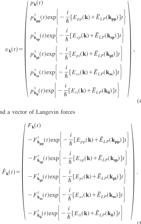 Fig. 3, overlaying and in excellent agreement with the ex-perimental data. Since this matrix has been obtained by per-forming a cw approximation, the comparison with the pulsed