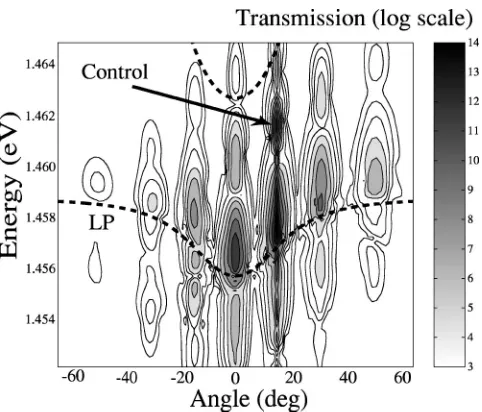 FIG. 10. Coherent control: calculated signal transmission as afunction of time for the same parameters as in Fig