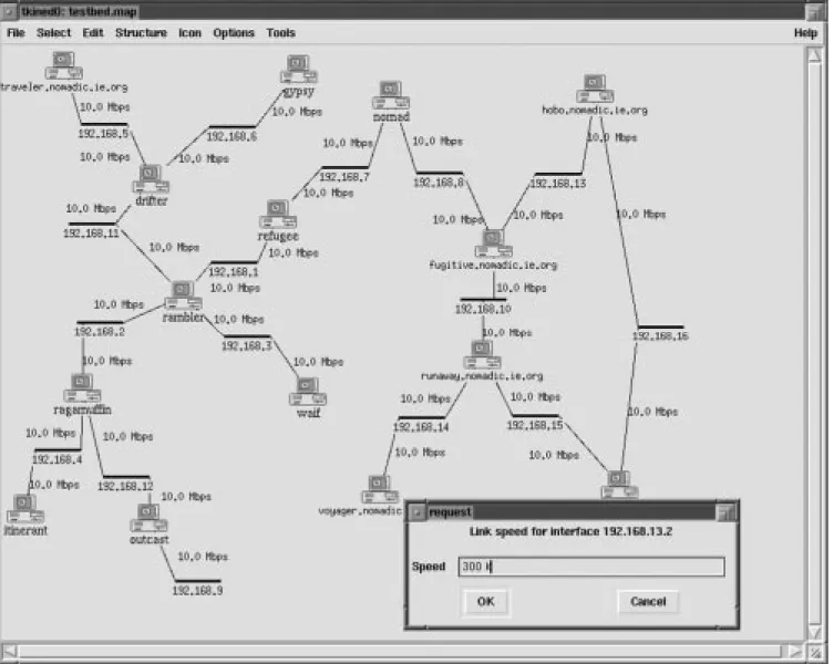 Fig. 3.  Testbed controller application. 
