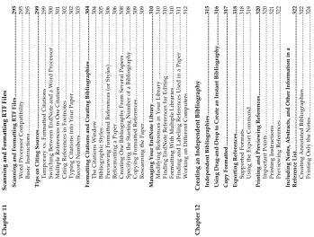 Table of Predefined Reference Types ......................................................