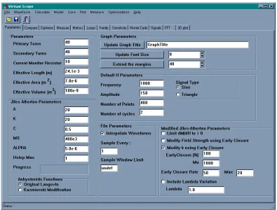 Figure 4.3: Virtual Scope User Interface 