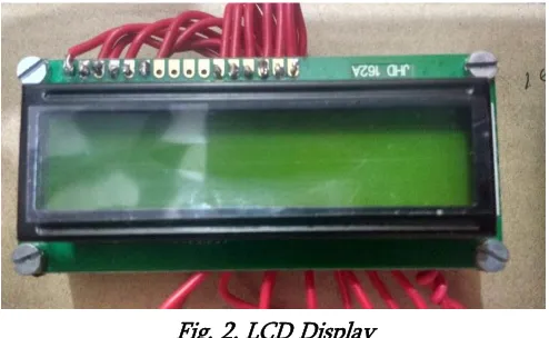 Fig. 2. LCD Display 