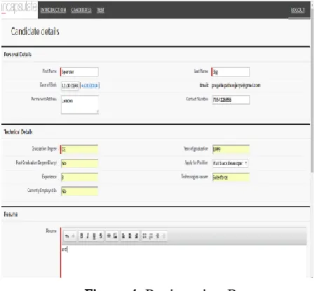 Figure 4. Registration Page 