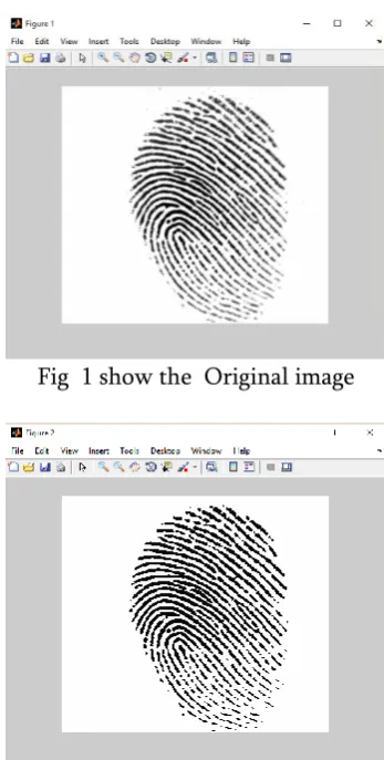 Fig  1 show the  Original image 