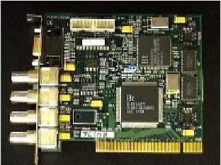 Figure 7-2 The Primavision four camera capture card (from the Primavision Web site)
