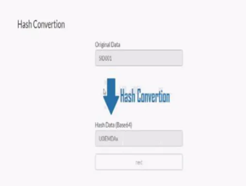 Figure 7. Hash Conversions 