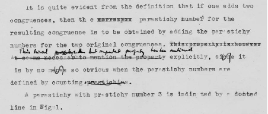 Figure 2 Typical manuscript containing corrections [AMT/C/25/15]