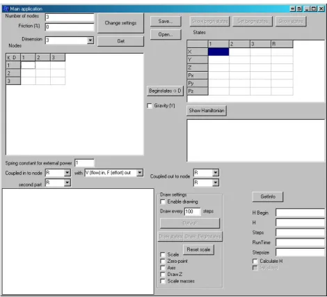 Figure 13: Screenshot of main application (1) 