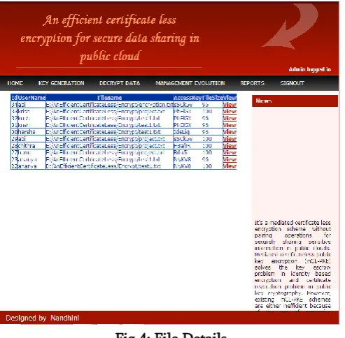 Fig 4: File Details 