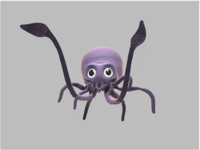 fig 9 - final character design for the squid