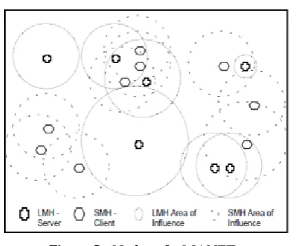 Figure 2 : Nodes of a MANET 