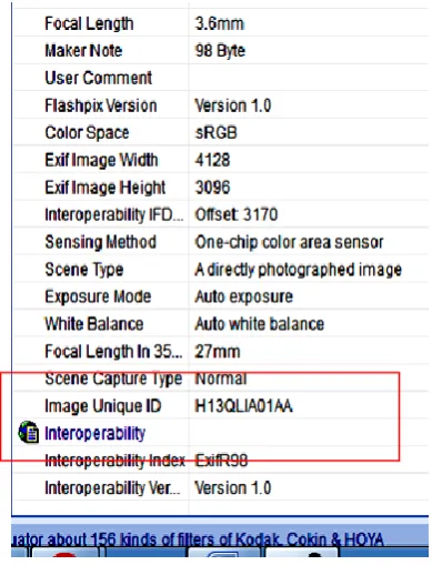 Figure 5.Thumbnail Info is present 