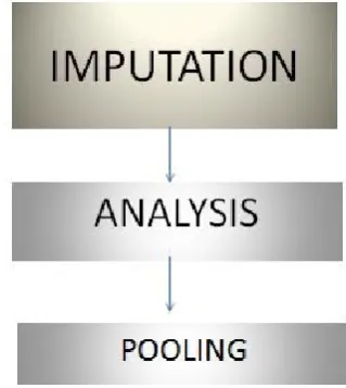Figure 4. Mechanism of multiple imputation method 
