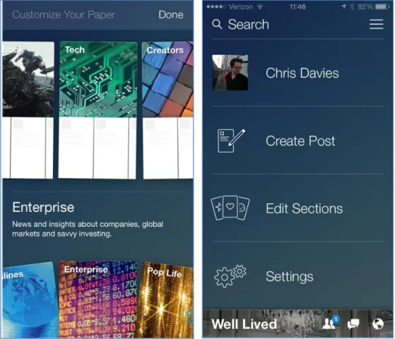 Figure 6. Paper mobile application (Slashgear, 2014) 