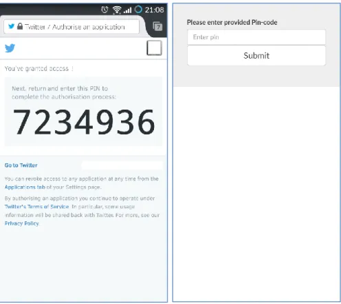 Figure 10. Third and fourth steps of authorization 