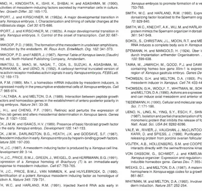 Table 01Xenopus