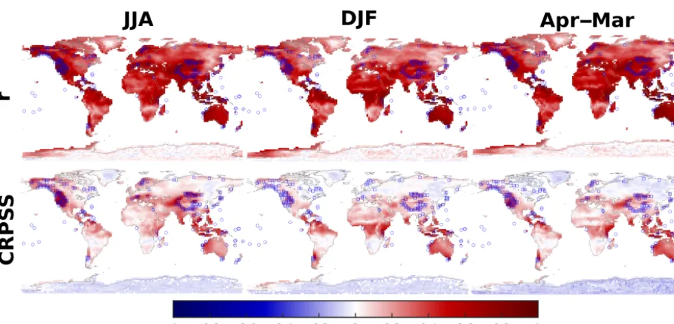 Figure 6. North American Southwest area-averaged JJA PDSIin the reconstruction mean (purple) and the climate model truth(black)