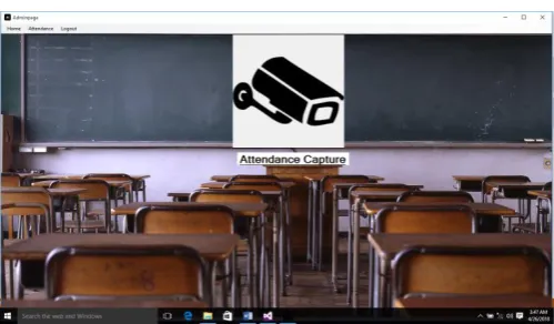 Figure 8. by selecting attendance capture option live 