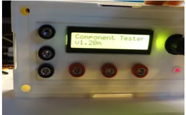 Figure 1.6.  output of the component tester 