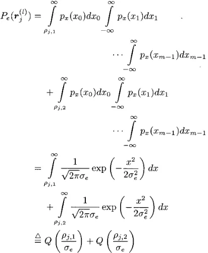 Fig. I 8 Computation of conditionul error probability 