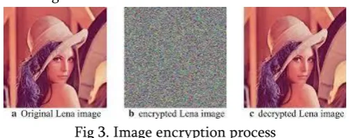 Fig 3. Image encryption process 