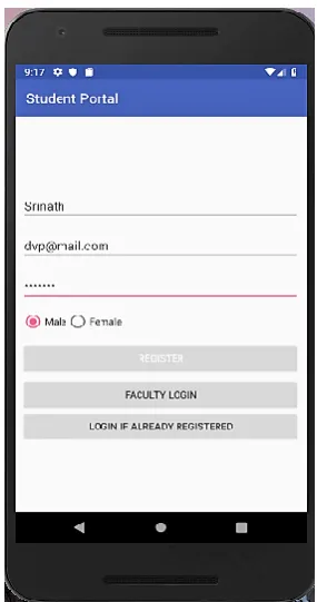 Figure 4: Registration Successful 