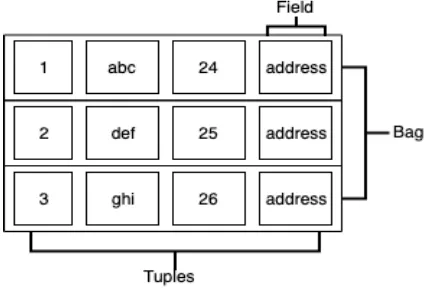 Fig 3. Apache Pig Data Modelling 
