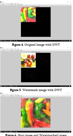 Figure 6. Host image and Watermarked image 