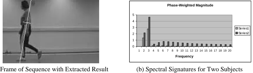 Figure 4 Example of Model-Based Recognition (a) Original and (b) Signature