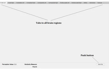 Figure 4.2: Screenshot of the startup screen of the Cluster tool. The tool always opens anempty version of the Mainapp GUI