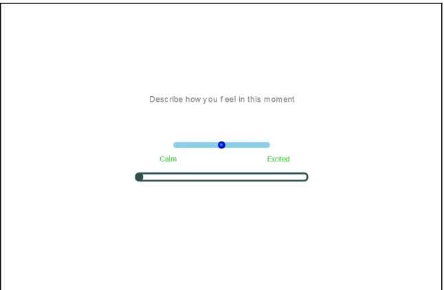 Figure 11:​ A VAS bipolar scale, showing one of the 16 items. (Bond, 2015) 