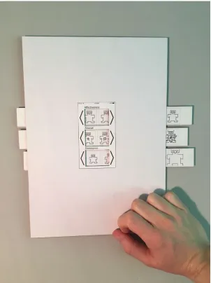 Figure 15:​ SAM swipeselection self-sampling technique.