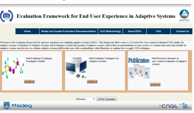Figure 3: A Web-based User Interface 