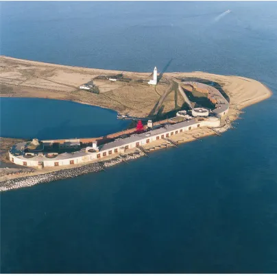 Fig. 7. Hurst Castle at the end of the 