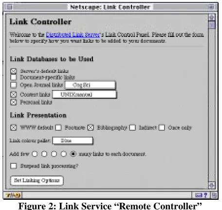 Figure 2: Link Service “Remote Controller”