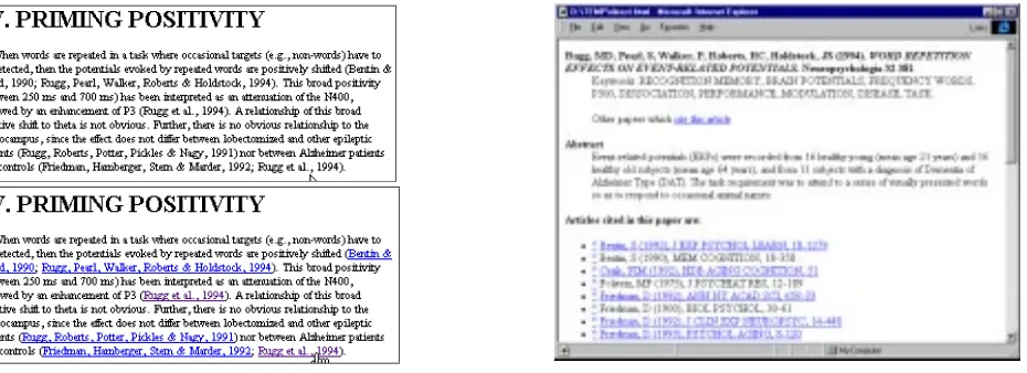 Figure 4: Use of Citation Links in Cognitive Science Open Journal