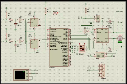 Figure 4.2 : schematic design for controlling a DC motor 