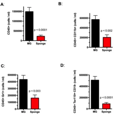 Figure 3: Inhibiting miR-125b function decreases hematopoietic output. 