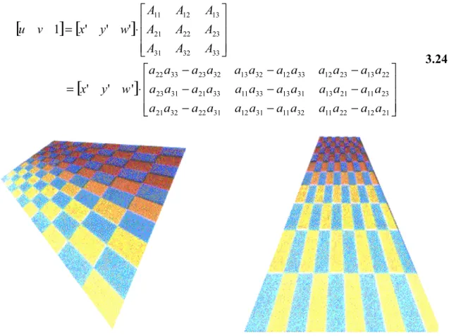 Figure 2.6 Perspective warps. 