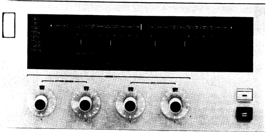 Figure 3. Processing Unit Display panel