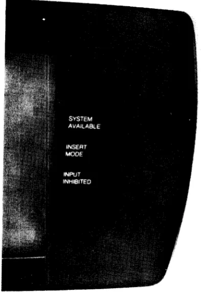 Figure 11. lBM3277 Display Station Indicators