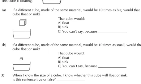 Figure 4. Example of mc_volume: questions concerning the size of the cube. 