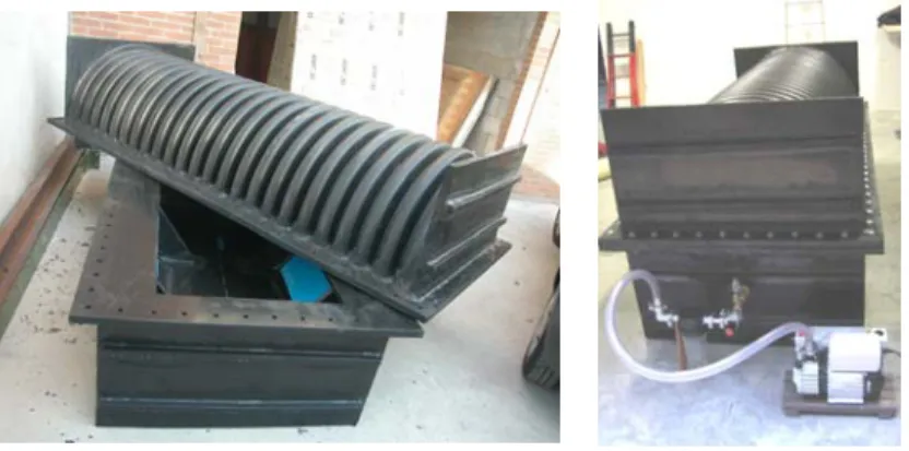 Fig. 15: tube for vacuum experiments 