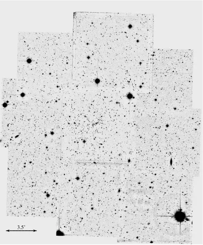 Figure 2.4 MS 0451 Ktelescope. More sources are visible in this mosaic compared to Cl 0024 due to theincreased depth, as more than twice the observing time was required to reach similarS-band mosaic obtained with WIRC on the Palomar 200”rest-frame luminosity limits in the more distant MS 0451.