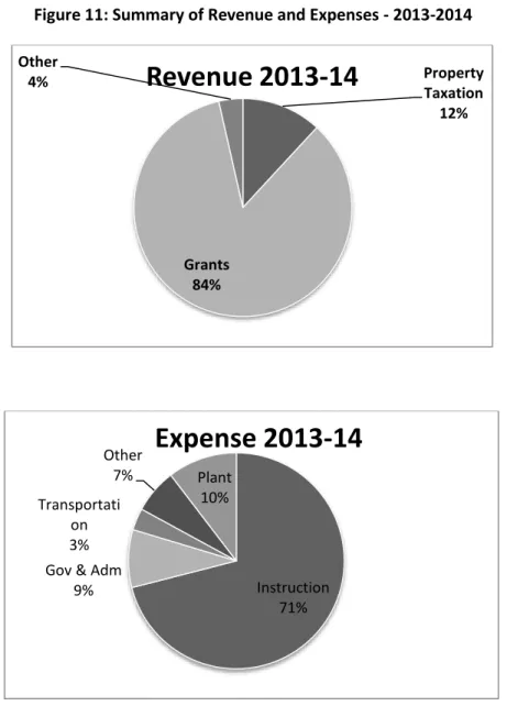 Figure 11: Summary of Revenue and Expenses - 2013-2014 
