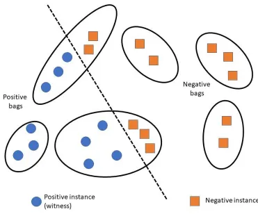 Figure 2. Overview of multiple instance learning (MIL) framework. Each gene (black ellipse) is 