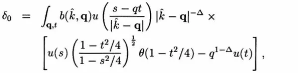 Figure 4-4 shows the deviation of u( s) from Kraichnan 's guessed solution, -)1 - s2 J 4