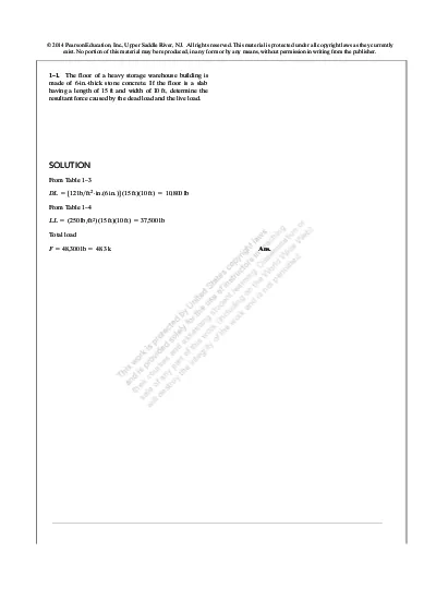 Solution Manual For Structural Analysis 9th Edition By Hibbeler ...